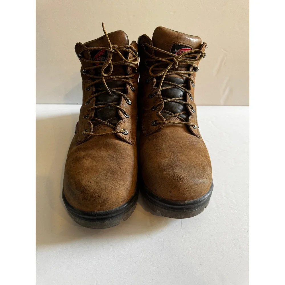 Red Wing 435 King Toe Mens 13 E2 Brown Leather Waterproof EH Work Boots